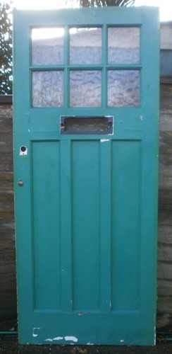 Reclaimed 1930s front door - reclaimed,