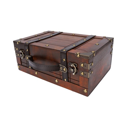 Vintage steamer trunk - trunk,