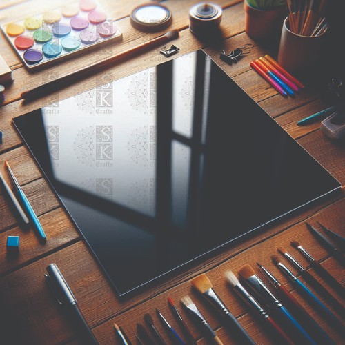 3mm black gloss - 3mm,