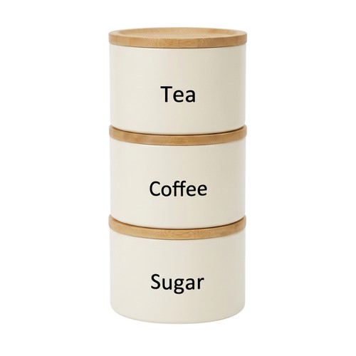 Tea coffee sugar canisters - coffee,