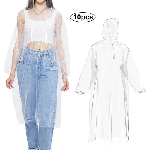 10x clear waterproof poncho - 10x,