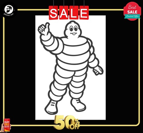 Michelin man stickers - man, &