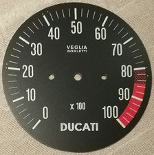 DUCATI 900 SS VEGLIA REVCOUNTER DIAL FACE. REV COUNTER