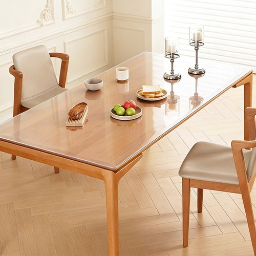 5mm clear pvc tablecloth - clear,