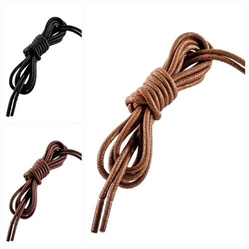 Shoelaces round 5mm thin - round, 2.5mm