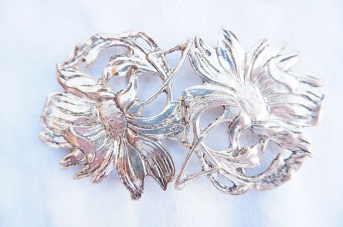 Solid silver nurses buckle - nurses,