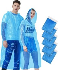 5pc Waterproof Poncho Adult