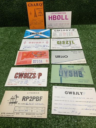 Amateur qsl cards radio - 12,