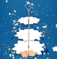 Three Tier Flower Shaped Cake Stands - Two sizes and many colour choices