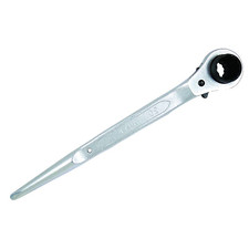 Scaffolders Ratcheting Spanner Podger 24mm and 30mm 2 Way Scaffolders Wrench