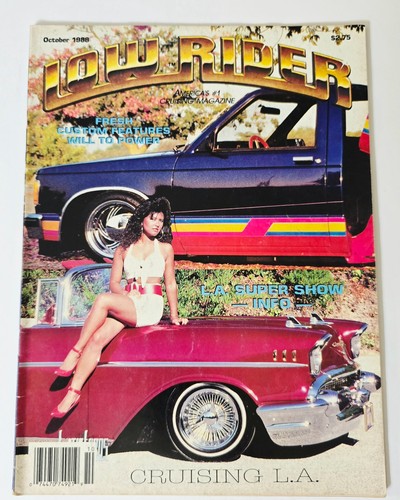 Lowrider magazine oct 1988 - lowrider, car