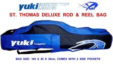 YUKI ST THOMAS DELUXE ROD+REEL HOLDALL BAG SEA GAME COARSE FISHING SPINNING RODS