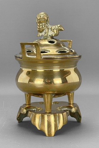 Vintage chinese solid brass - vintage,