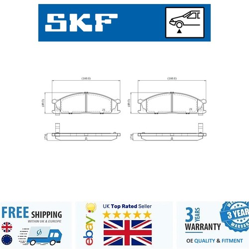 Brake pad set - set, svx
