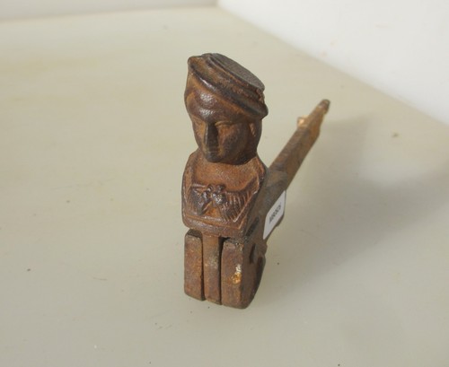 Antique iron window shutter - iron,