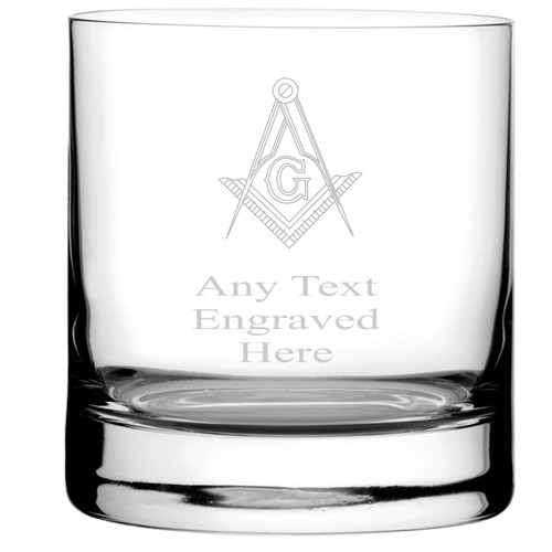 Engraved masonic whisky - engraved,