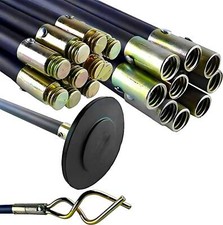 12 Piece 9m Drain Rods
