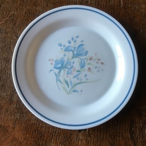 Pyrex blue iris - pyrex, tea