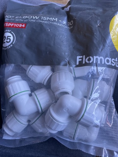 15mm elbows bends - 90°, push