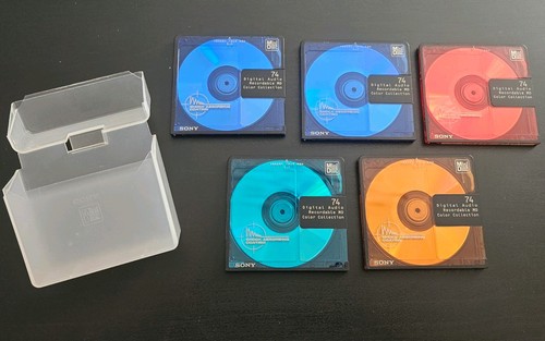 Sony color series minidiscs - 5,