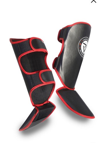 Shin and instep pads - pu, black