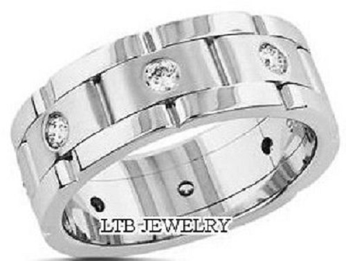 Platinum diamond mens wedding - platinum,