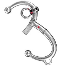  Cow Cattle Nose Ring Stainless Steel Nose Ring for Cow Cattle Metal Cow Spring