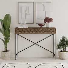 Slim Console Table with Drawer
