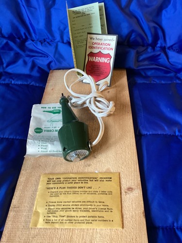 Burgess vibro marker - burgess, electric