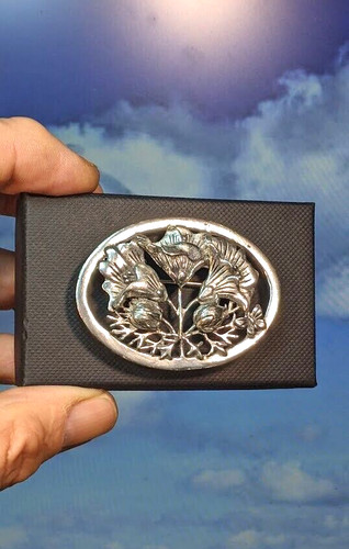 Vintage masj silver scenes - silver,