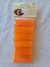 6 Olivia Garden 22mm Self Adhesive Orange Curlers (mon)