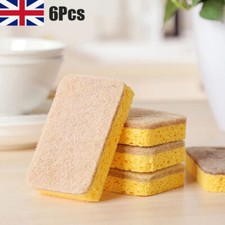 3/6 Pack Eco Compostable Sponge Kitchen Dish Sponge Biodegradable Washing Up