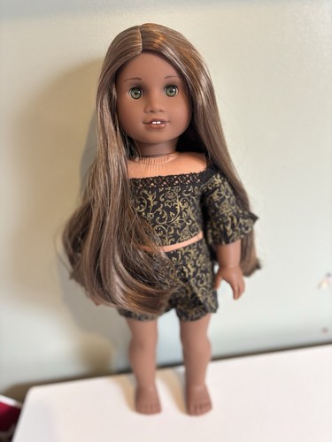 American girl doll custom - american,