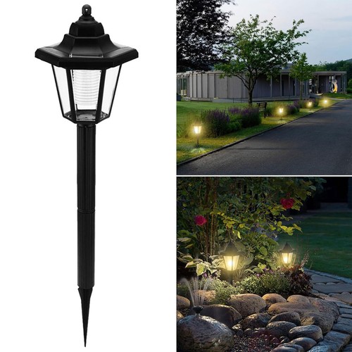 Solar led garden post - garden,
