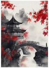 Printed Cross Stitch Kit 11 ct