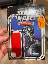 Star Wars Vintage 1978 Kenner Death Star Droid 21-Back Cardback Cut POP