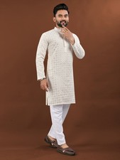 Elegant Designer Cotton Kurta
