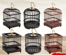 Cricket Cage Grasshopper Small Pet Ebony Wood Rosewood Wooden Hand Craft
