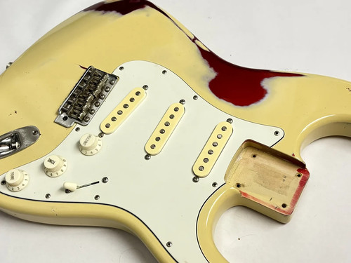Loaded strat body relic nitro - loaded,