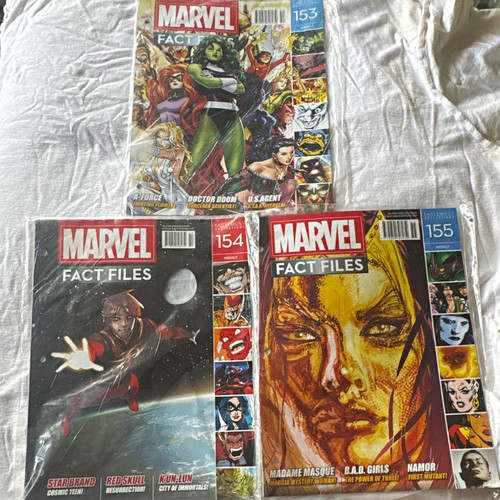 Eaglemoss marvel fact files - marvel,