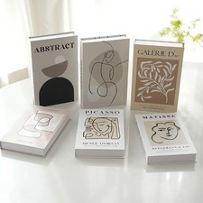 Open Luxury Fake Book Storage Box Home Decor Fashion Paris Decorative Ornaments