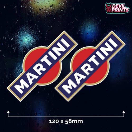 Martini racing stickers - x,