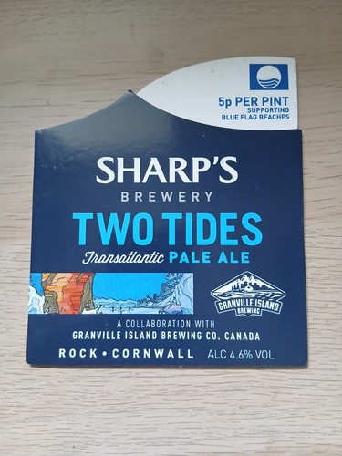 Sharps brewery collab - brewery, w