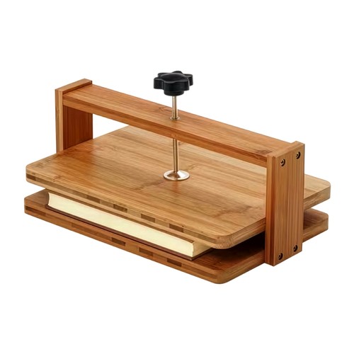 Bamboo book press tool - bamboo, tool,manual