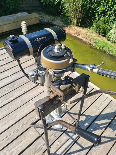 Seagull outboard engine silver - seagull,