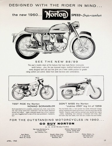 1960 norton nomad - 1960, 88
