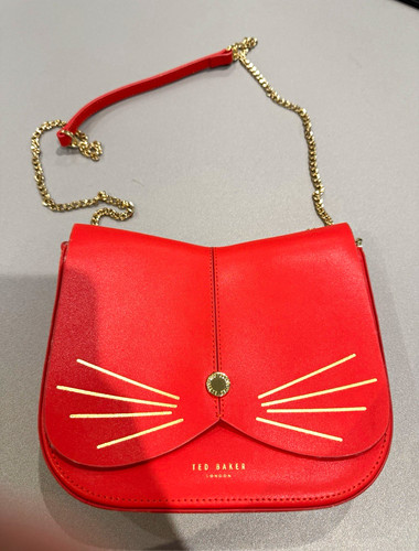 Ted baker red leather cat - red,