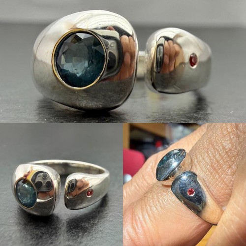 91cttw blue padparadscha - .91cttw,
