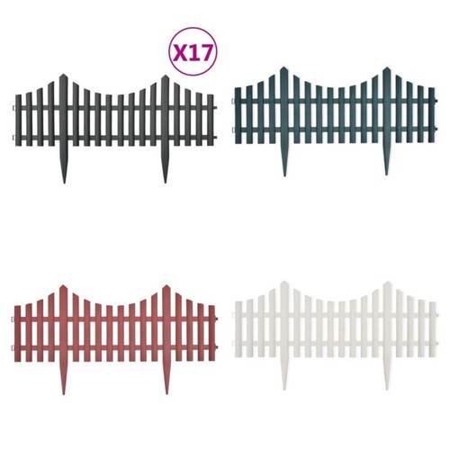 Garden fence panels - fence, lawn