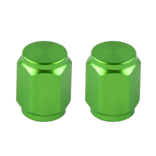 Kawasaki green air valve caps - valve,
